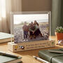Personalised 'Our Adventures' From The Kids/Grandkids Wooden Base 6x4' Photo Frame, thumbnail 1 of 9