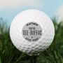 Personalised Tee Riffic Golf Ball, thumbnail 3 of 3