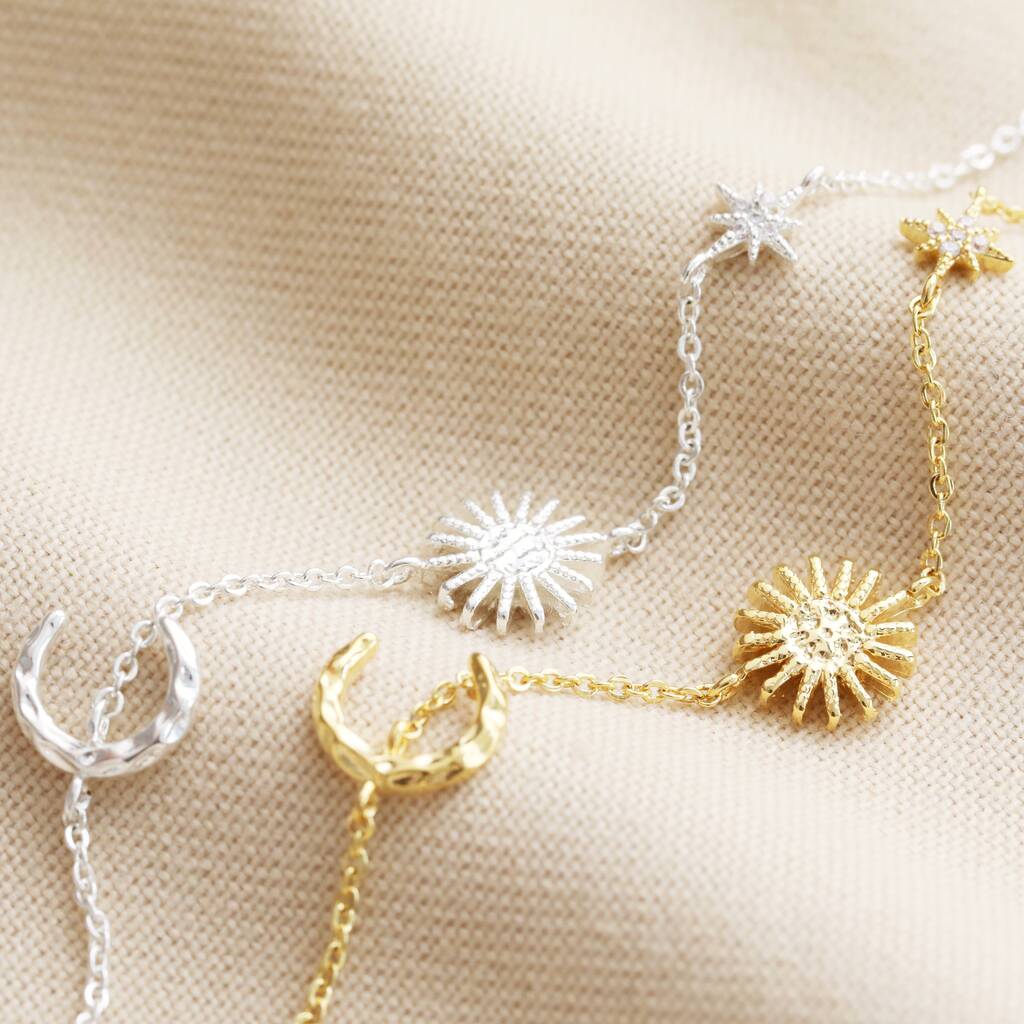 Sun And Moon Chain Bracelet, 1 of 5