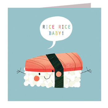 Rice Rice Baby Sushi Card, 2 of 4