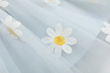 Daisy Soft Blue Tulle Skirt, 6 of 6