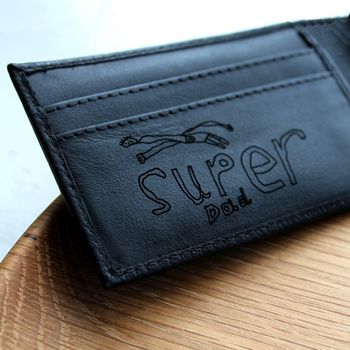 Foil Personalised Men's Mini Leather Wallet, 6 of 11