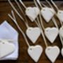Diy Personalised White Ceramic Hearts, thumbnail 3 of 6
