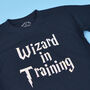 'Wizard In Training' Kids T Shirt, thumbnail 2 of 3