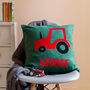 Tractor Cushion Personalised, thumbnail 2 of 5