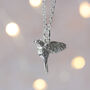 Little Robin Bird Silver Necklace, thumbnail 3 of 9