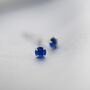 Sterling Silver September Birthstone Earrings, thumbnail 4 of 12