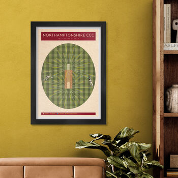 Northants C.C.C Cricket Poster Print, 4 of 4