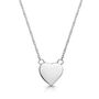 Personalised Sterling Silver Small Pearl Heart Necklace, thumbnail 7 of 10