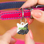 Personalised Cat Face White Spot Cat ID Tag, thumbnail 4 of 12