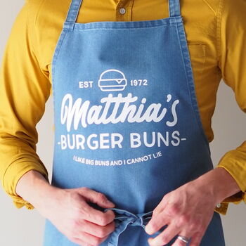 Personalised Gourmet Burger Kitchen Apron, 11 of 11