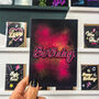 Neon Splatter Birthday Card, thumbnail 1 of 2