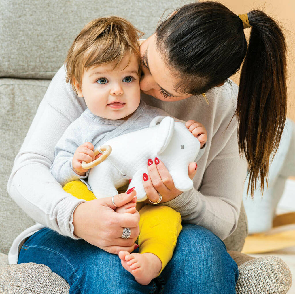 Image of Musical Elephant White