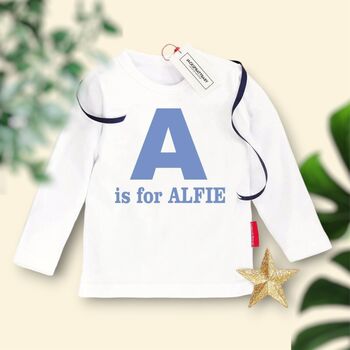 Personalised Alphabet Kids T Shirt, 2 of 11