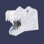 T Rex Colour In 3D Mask Craft, thumbnail 2 of 2