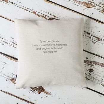 'You're Very Much Loved' Dad Cushion, 4 of 6