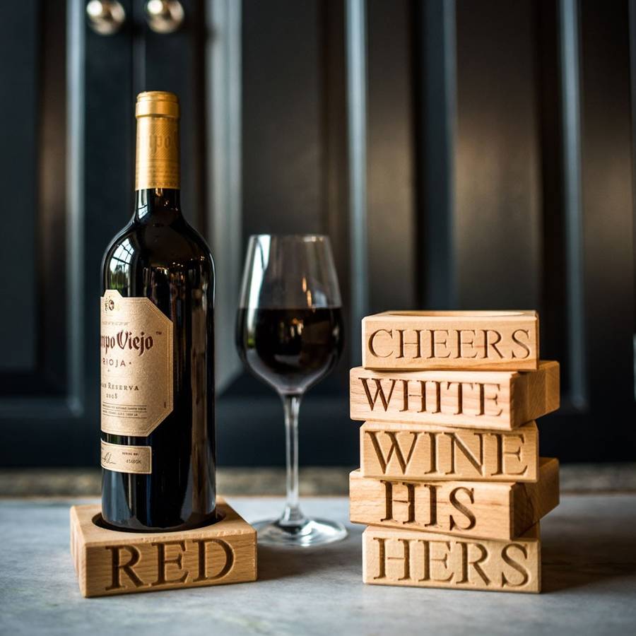 Red Wine Bottle Stand By Marquis & Dawe