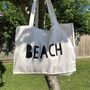 Cotton Glitter Beach Tote Bag, thumbnail 3 of 3