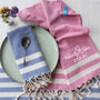 Personalised Cotton Apron Tea Towels, Gift For Her, thumbnail 8 of 12