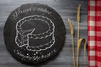 Personalised Cake Plate 'Cake', 4 of 5