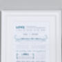 'Love Is A Temporary Madness' Wedding Anniversary Print, thumbnail 5 of 6