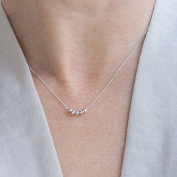 30th 40th 50th 60th Birthday Silver 925 Bead Per Decade Necklace, 2 of 12