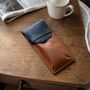 Personalised Pebble Grain Leather Glasses Case Father's Day Gift For Him, thumbnail 1 of 11