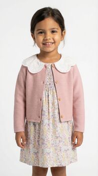Esme Pink Collar Cardigan, 9 of 10