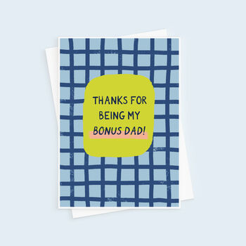 Bonus Dad Father's Day Card For Step Dad, 2 of 4