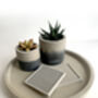 Xl Chunky Concrete Tray, thumbnail 5 of 6