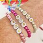 Personalised Letter One Colour Bead Bracelet, thumbnail 1 of 9