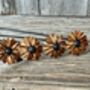 Set Of Three Or Five Copper Daisy Copper Garden Stakes, thumbnail 10 of 10