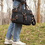 Canvas Laptop Bag Backpack, thumbnail 3 of 12