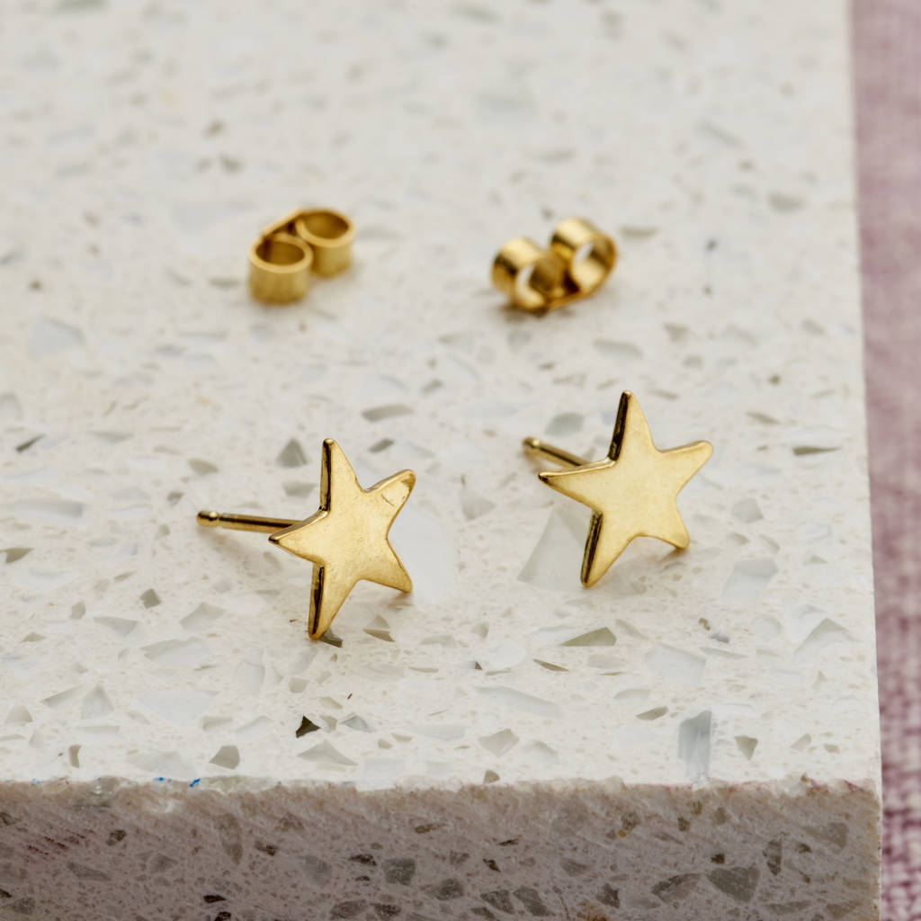Star Stud Earrings By Posh Totty Designs