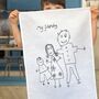 Family Picture Tea Towel, thumbnail 1 of 2