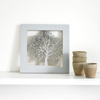 Wooden Oak Tree Wall Art By For Me & For You Designs