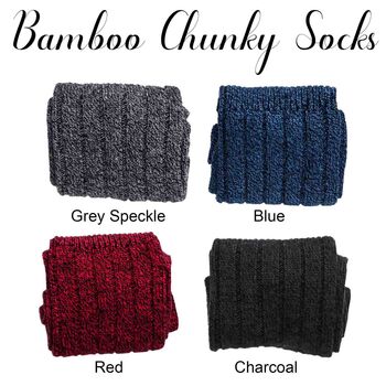 Men’s Warm Bamboo Christmas Socks Gift Set, 8 of 9