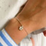 Ten Tiny Toes Bracelet Silver Yellow Carding, thumbnail 4 of 6