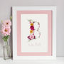 Personalisable Floral Initial Print, thumbnail 1 of 4