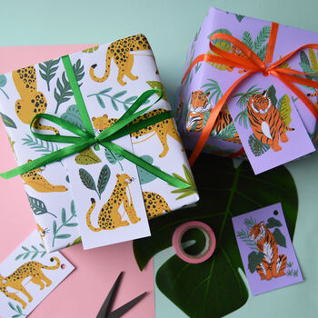 Leopards In The Jungle Wrapping Paper, 11 of 11