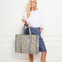 Serendipity Cotton Quilted Tote Bag Leopard, thumbnail 1 of 5