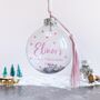 Personalised Starry Christmas Bauble, thumbnail 1 of 4