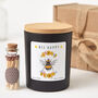 Bee Happy Candle Gift For Her, thumbnail 2 of 6