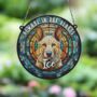 German Shepherd White Memorial Suncatcher, thumbnail 6 of 6