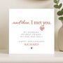 Anniversary Card For Husband, Personalised Card For Him, thumbnail 7 of 8