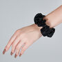 Silk Scrunchie Black, thumbnail 3 of 8