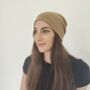 Pure Cashmere Reversible Unisex Beanie Hat, thumbnail 9 of 11