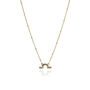 Zodiac Charm Necklace Gold Plated Sterling Silver, thumbnail 9 of 12