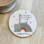 Personalised First Father's Day Giraffe Coaster, thumbnail 1 of 2