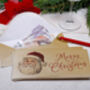 Christmas Money Envelopes With Santa Design For Gift Cards, Concert Tickets And Vouchers, thumbnail 1 of 3